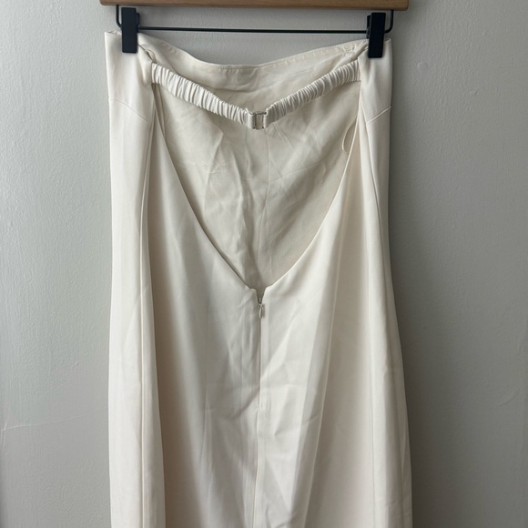 Reformation Nino Dress in Fior Di Latte Strapless Women’s Size 8 - Picture 5 of 12